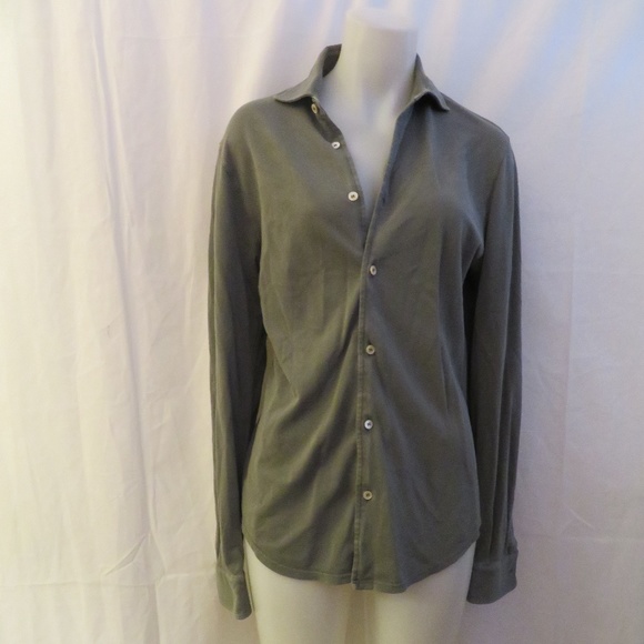fedeli cotton button down shirt